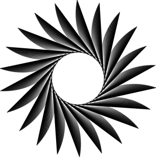 Pinwheel Star Frame Stickdatei