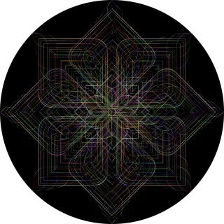 Star Rosette Design Stickdatei