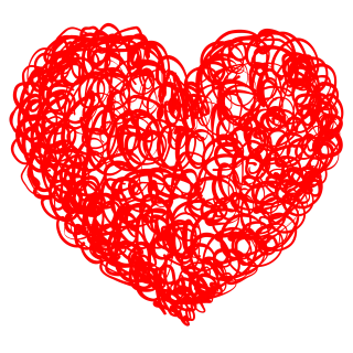 Love Heart Valentine's day Stickdatei