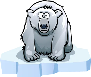 Bear Polar Nature Stickdatei