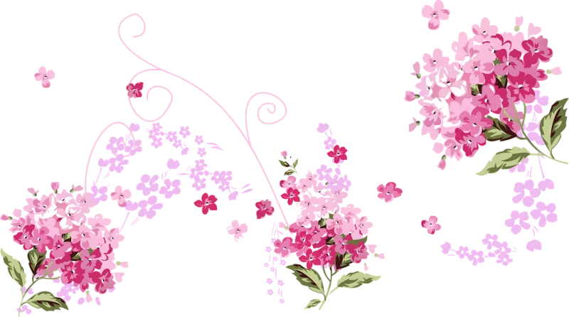 Flowers Petals Nature Stickdatei – Blumen
