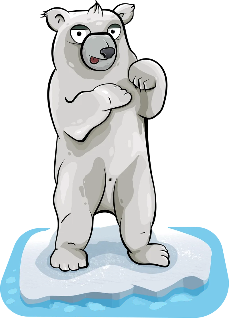 Carry Polar Ice floe Stickdatei – Tiere