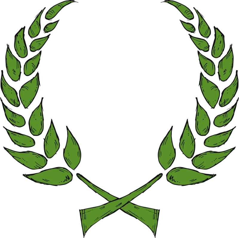 Crown Leaves Wreath Stickdatei – Weihnachten