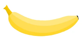 Flat Banana Fruit Stickdatei – Essen & Trinken