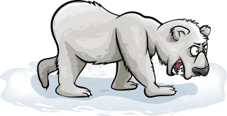 Bear Polar Nature Stickdatei