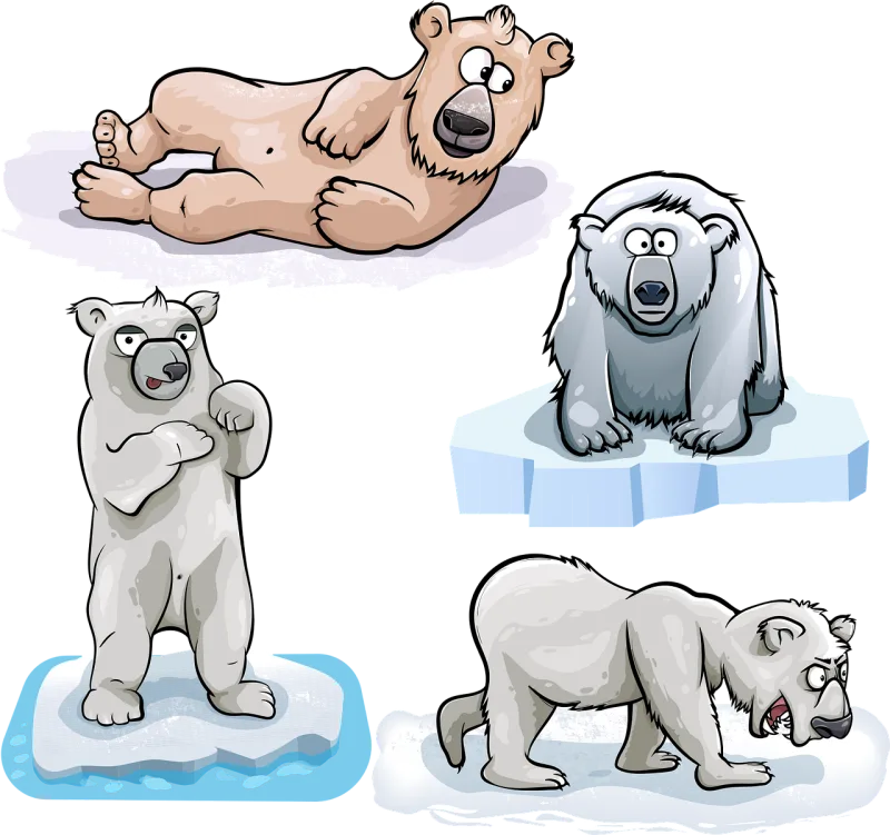 Carry Polar Ice floe Stickdatei – Tiere