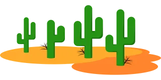 Desert Cactus Cacti Stickdatei