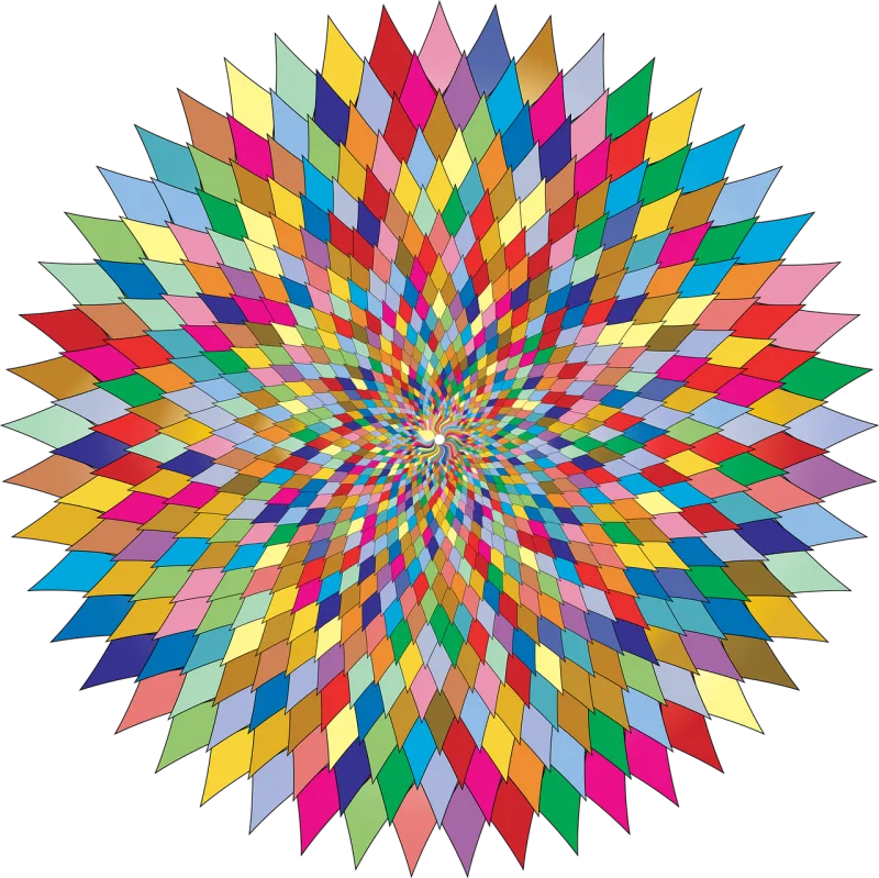 Mandala Vortex Geometric Stickdatei – Kinder