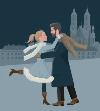 Couple Lovers In love Stickdatei