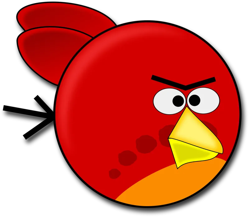 Angry Bird Nature Stickdatei – Tiere