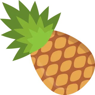 Pineapple Fruit Tropical fruit Stickdatei