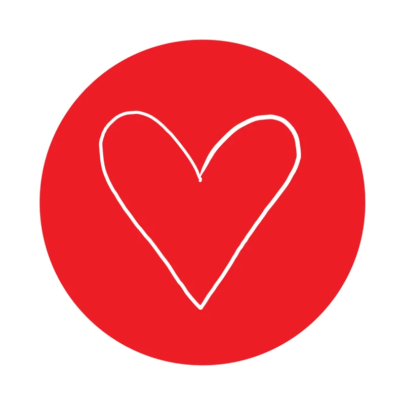Heart Love Red icon Stickdatei – Herzen & Liebe