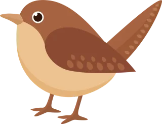 Wren Bird Nature Stickdatei