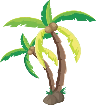 Coconut Palm tree Coconut tree Stickdatei