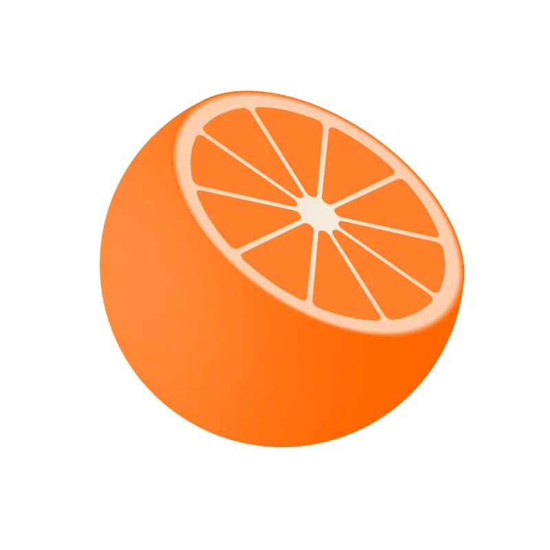 Orange Fruit Sliced Stickdatei – Essen & Trinken