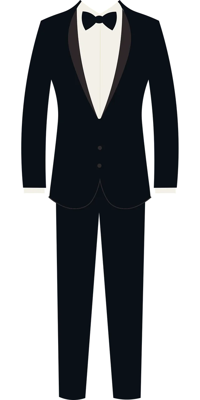 Tuxedo Formal Clothes Stickdatei – Herzen & Liebe