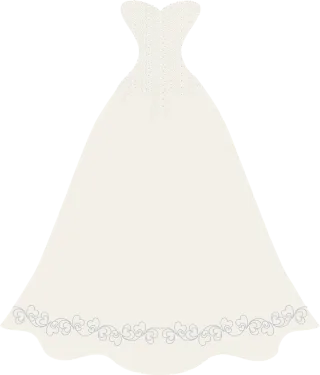 Wedding Fashion Cutout Stickdatei