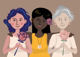 Women Happy mothers day Women's day Stickdatei