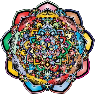 Mandala Floral Flourish Stickdatei