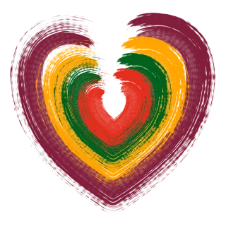 Heart Painting Love Stickdatei