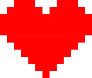 Heart Love Red heart Stickdatei