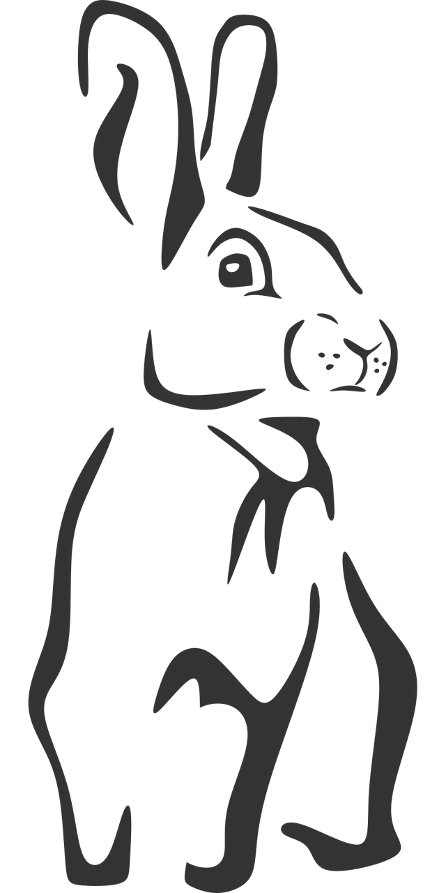 Hare Nature Rabbit Stickdatei – Tiere