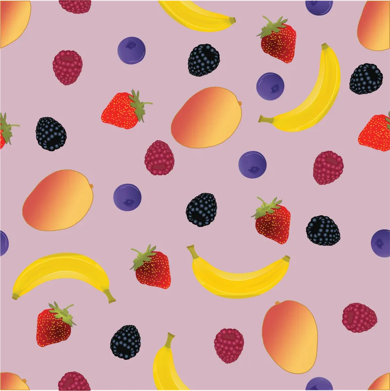 Pattern Smoothie Mango Stickdatei – Essen & Trinken
