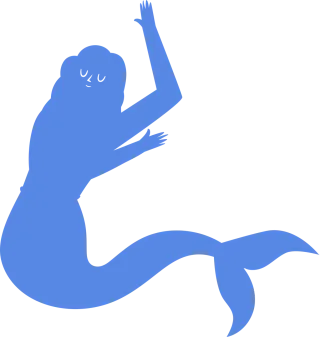Mermaid Sea Ocean Stickdatei