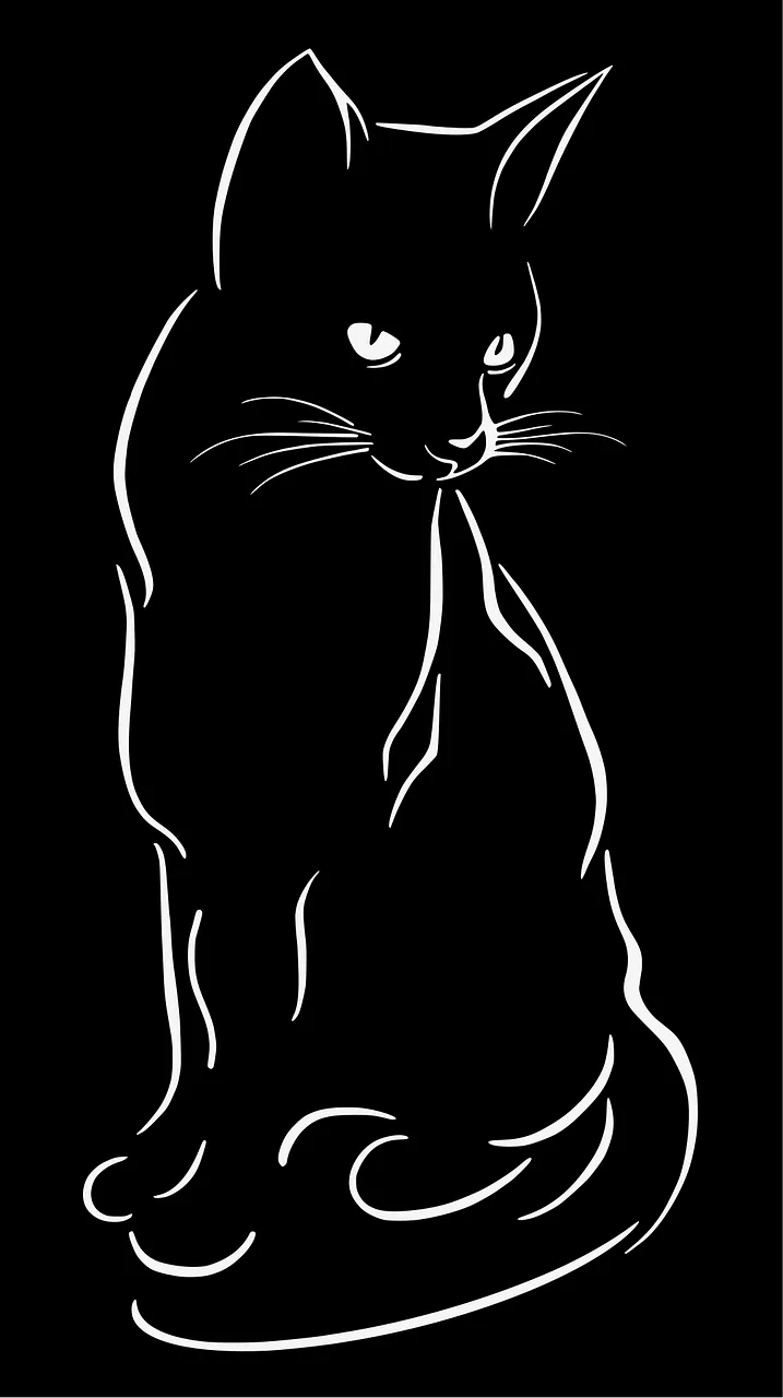 Cat Animal Pet Stickdatei – Tiere