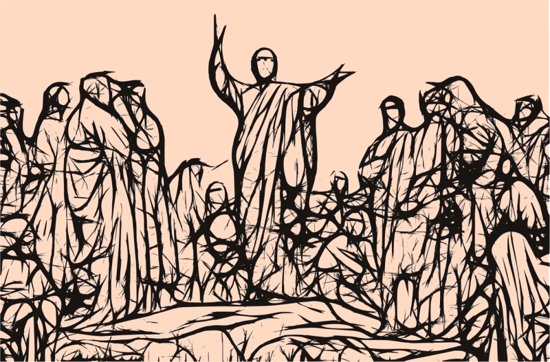 Sermon on the mount Christ Faith Stickdatei – Natur