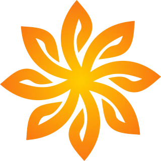 Logo Star Sun Stickdatei – Natur