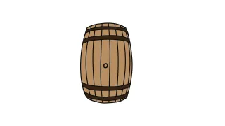 Barrel Wood ring Beer Stickdatei