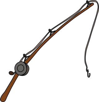 Fishing rod Fish Hook Stickdatei