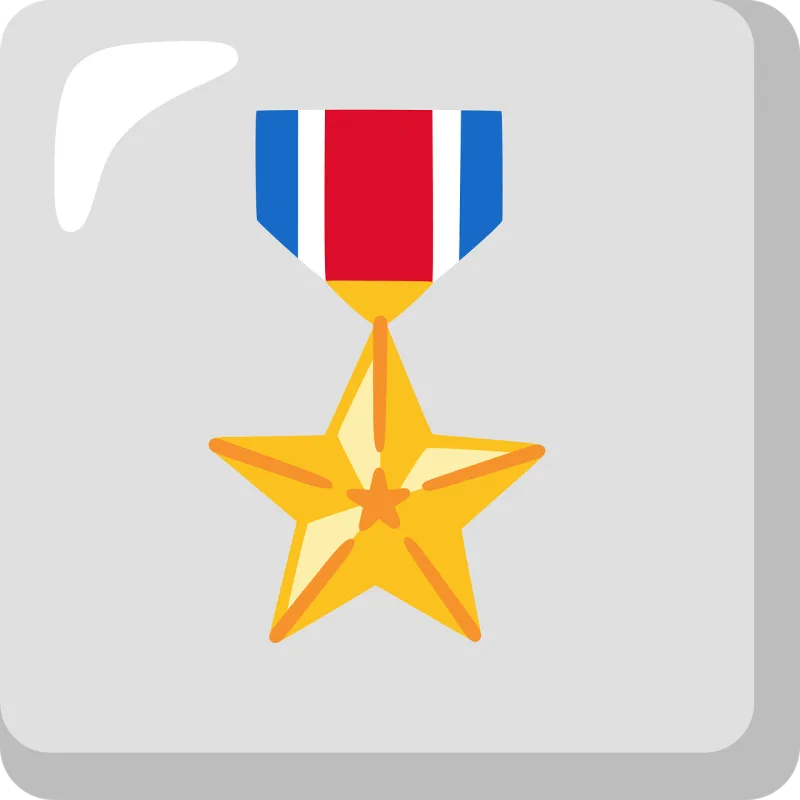 Medal First place Gold medal Stickdatei – Natur