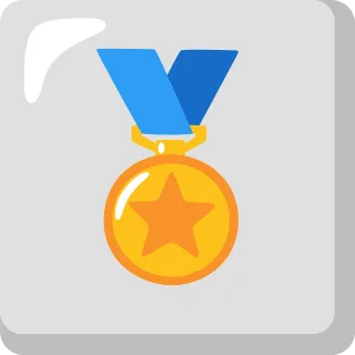 Medal First place Gold medal Stickdatei