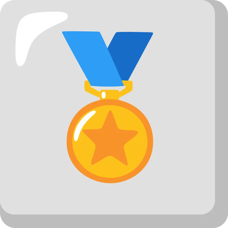 Medal First place Gold medal Stickdatei – Weihnachten