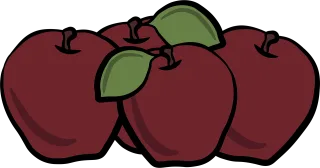 Apples Fruit Sweet Stickdatei