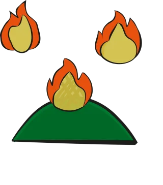 Fire Campfire Signal fire Stickdatei