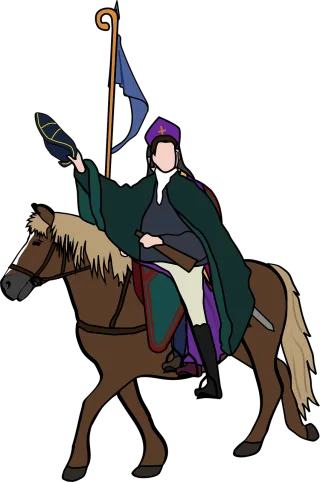 Knight Nature Bishop Stickdatei – Tiere