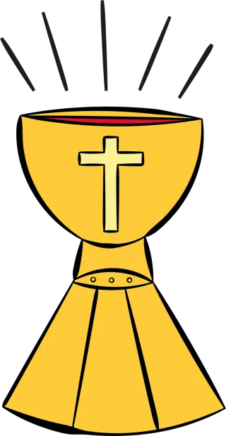Chalice Gold Christianity Stickdatei