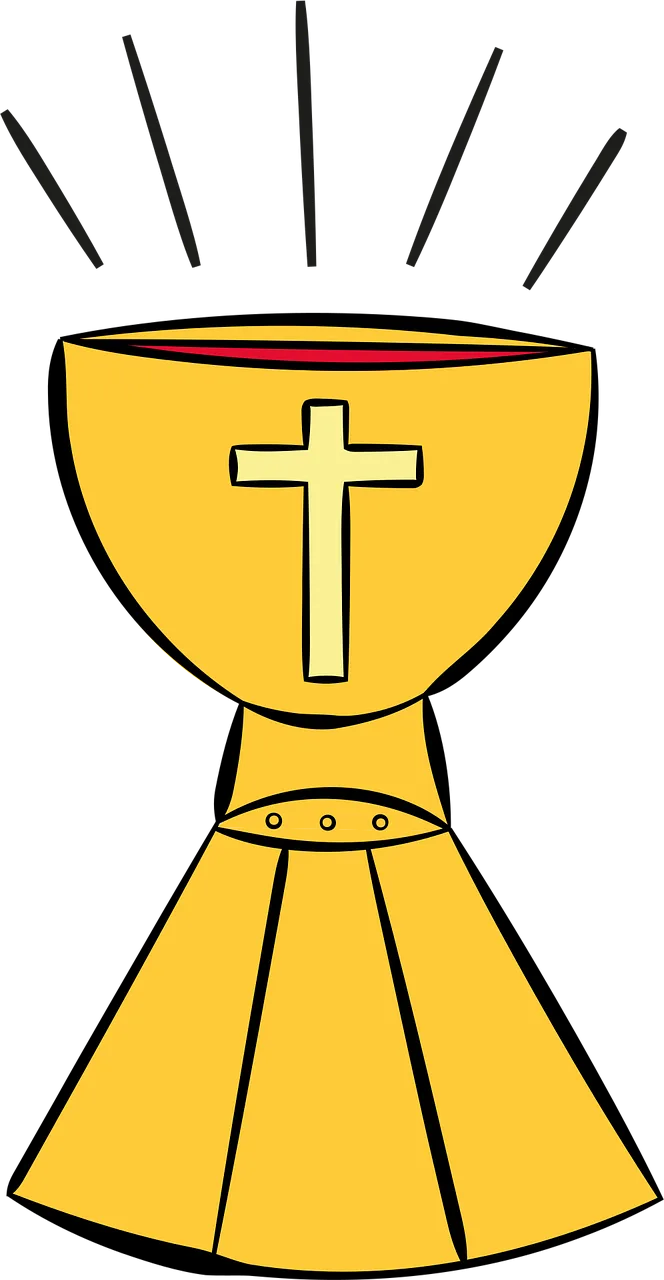 Chalice Gold Christianity Stickdatei – Essen & Trinken