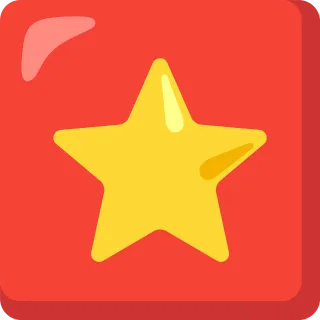 Button Icon Star Stickdatei