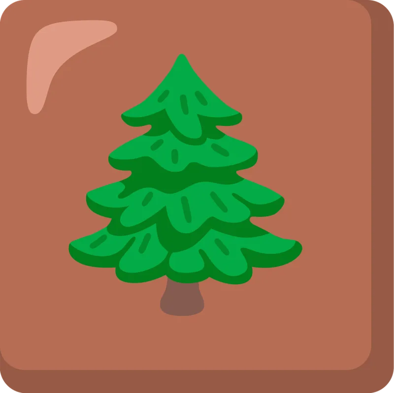 Tree Forest Button Stickdatei – Natur