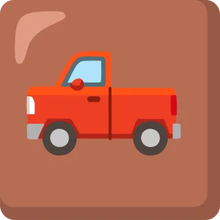 Truck Automobile Button Stickdatei