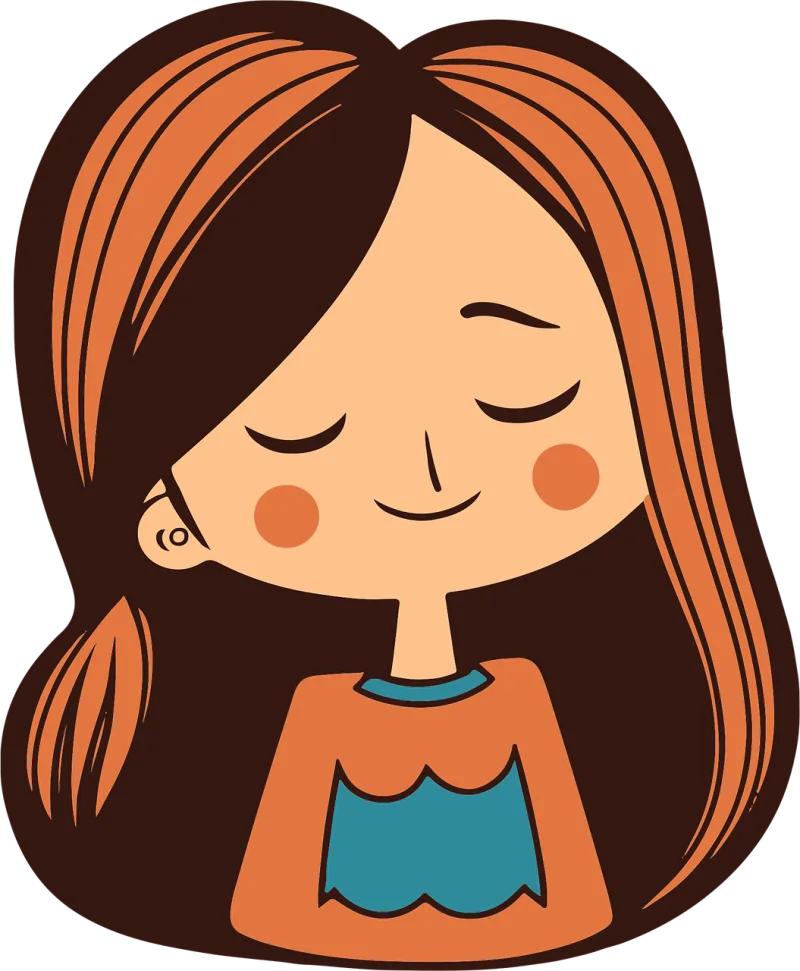 Cute Girl Chibi style Stickdatei – Kinder
