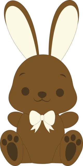 Chocolate Chocolate bunny Easter Stickdatei – Essen & Trinken