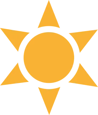 Sun Star Weather Stickdatei