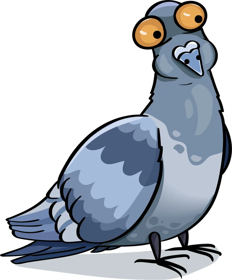 Bird Pigeon Dove Stickdatei – Tiere