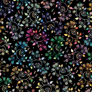 Flowers Rainbow Nature Stickdatei – Blumen