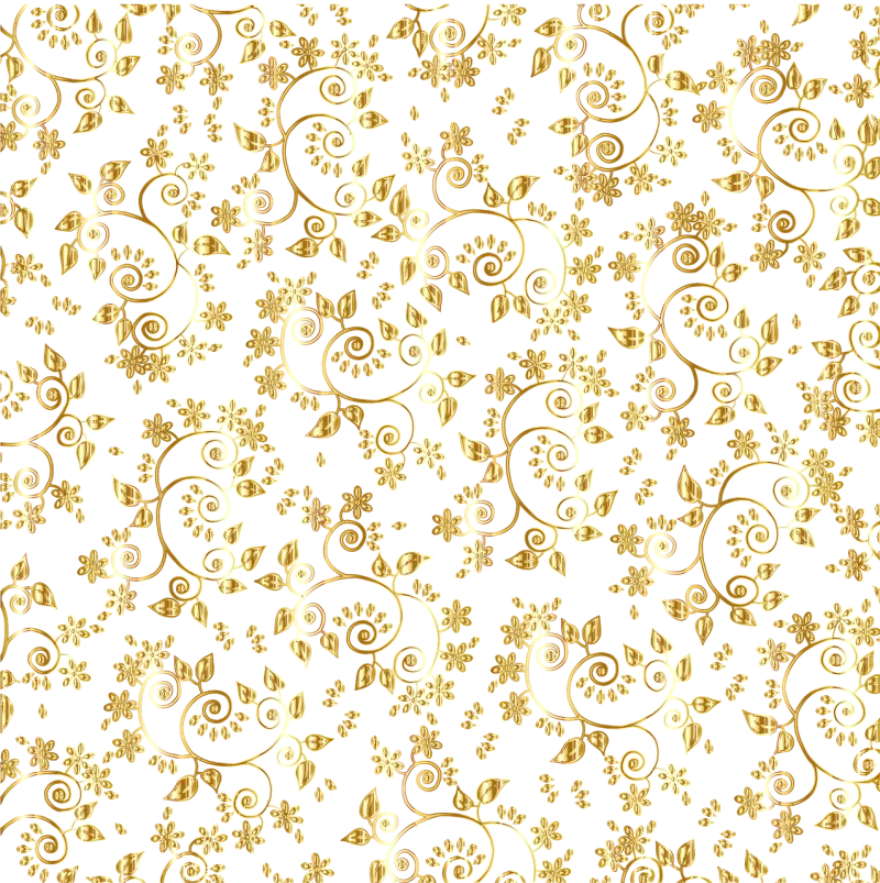 Flowers Gold Floral Stickdatei – Blumen